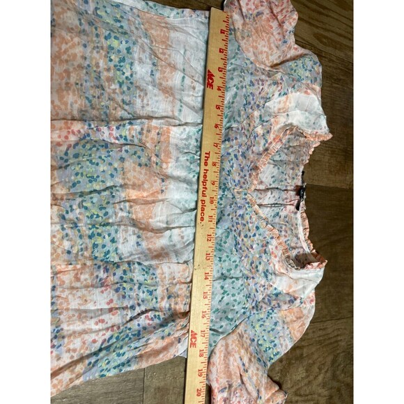 Zac & Rachel Top Womens Small S Colorful Pull Over Blouse - Picture 4 of 5